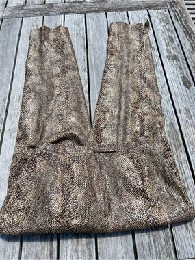 HARVEY BERNARD. SIZE 8. ANIMAL SNAKE SKIN PRINT LINED DRESS PSNTS.